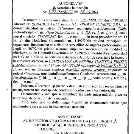 Pensjonat Trident Costinesti